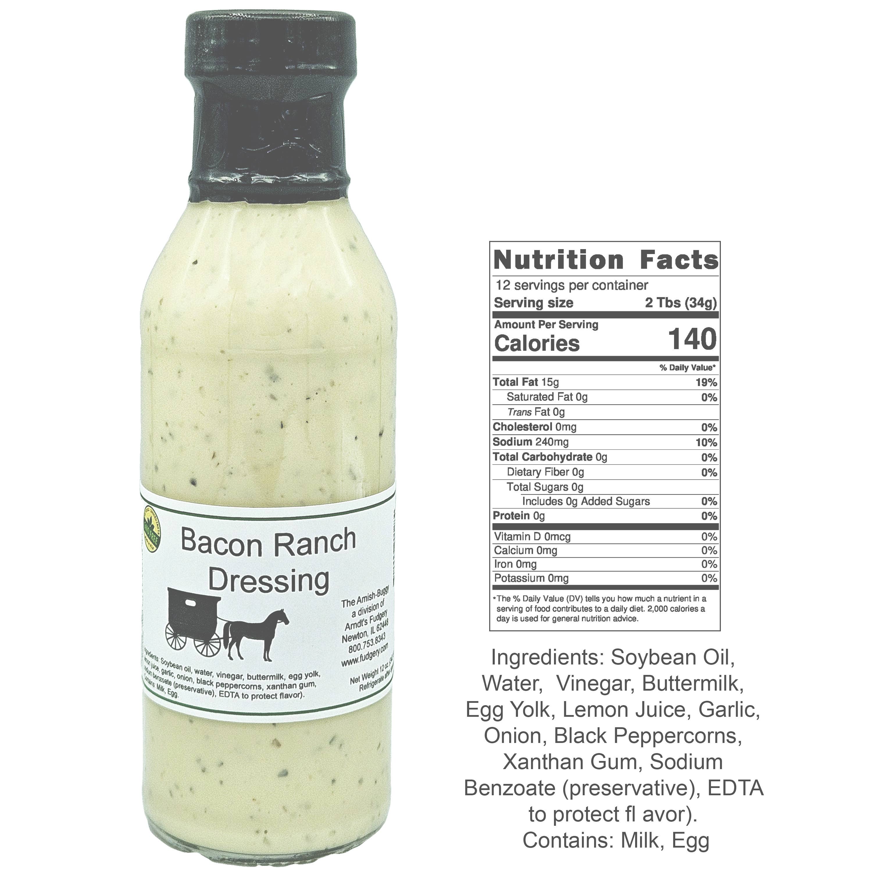 Arndt's Fudgery LLC - Wholesale Salad Dressing - Amish Made Dressings 12 oz.6