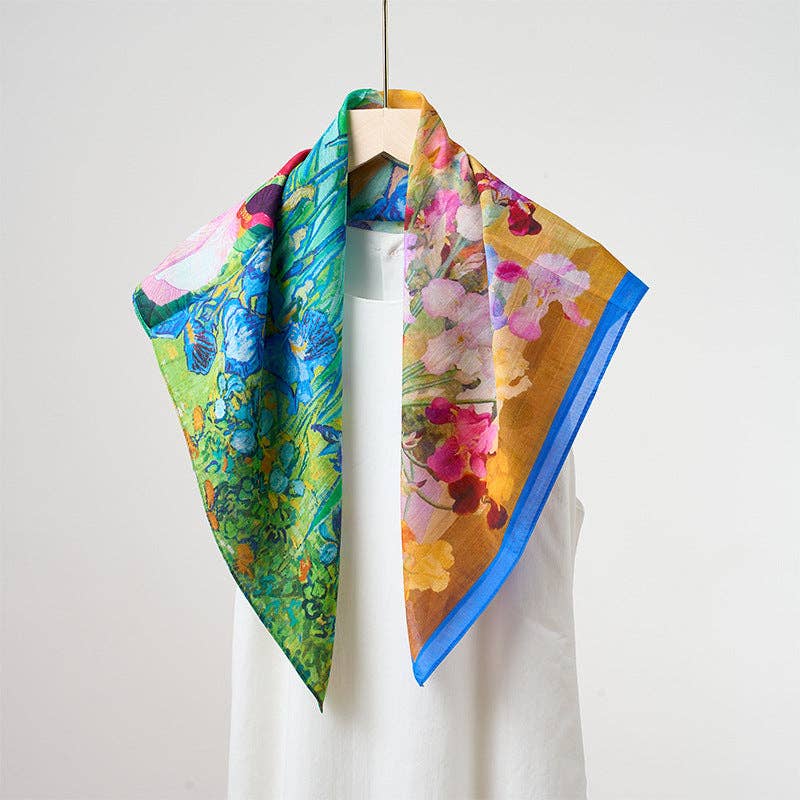 Marayn - Vendita all'ingrosso Sciarpa - Donna - Sciarpa in Misto Seta Leggera Primavera Estate Versatile28