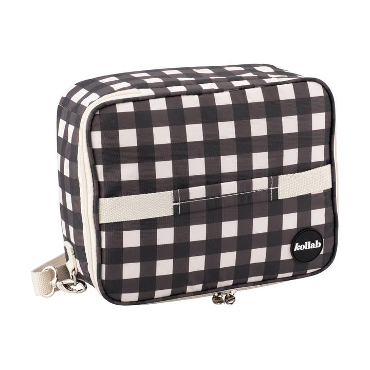 Bento Bag Black Check for wholesale by Kollab