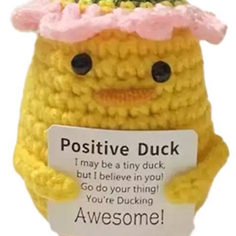 T-F6.2 T2405-469 Knitted Positive Friends - Duck for wholesale by Menga Trading