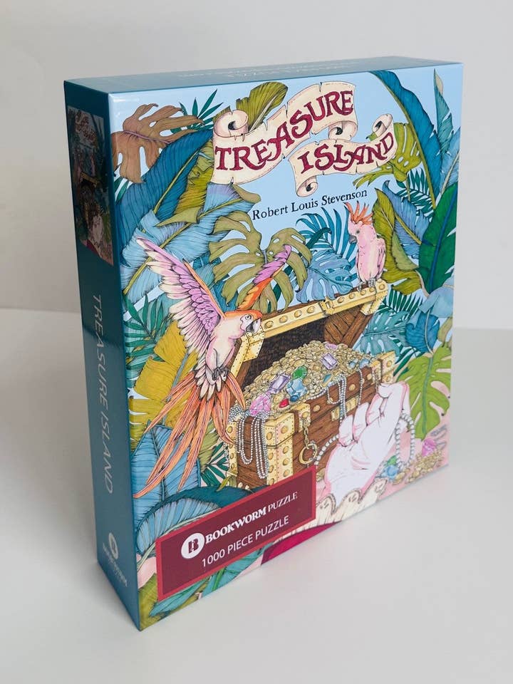 TREASURE ISLAND - 1000 PIECE JIGSAW PUZZLE for wholesale by Bookworm Puzzle