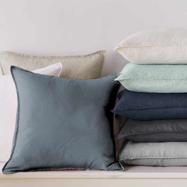 Levtex Home - Wholesale Throw Pillow Cover - French Flax Washed Linen Square Pillow Cover- Set of 231