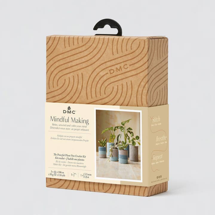 Peaceful Plant Pots – DMC Mindful Making - Crochet Kit for wholesale by The DMC Group