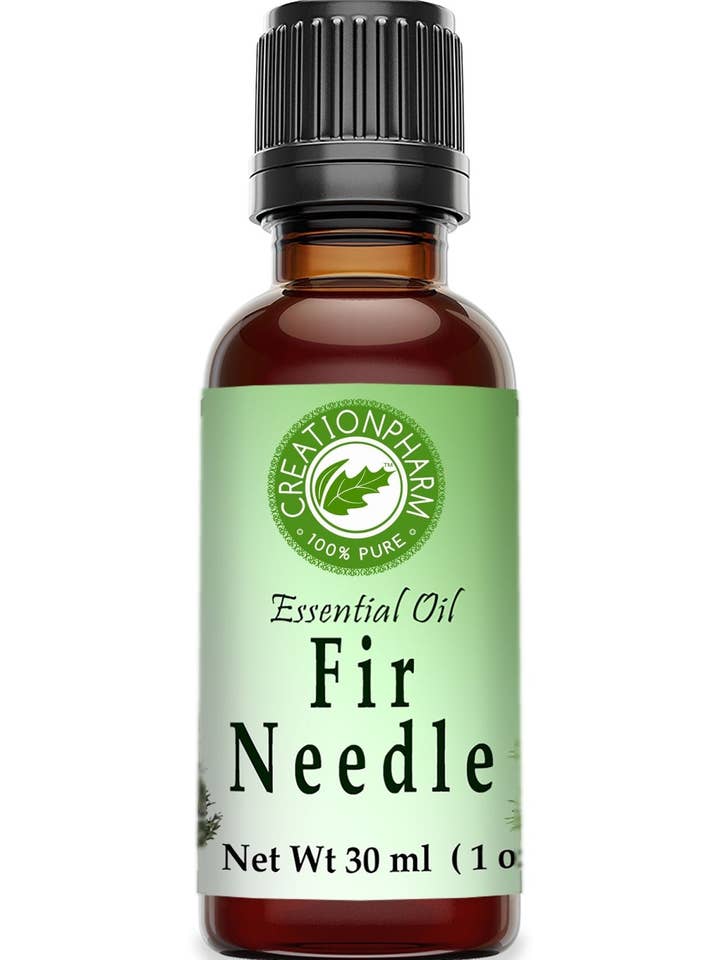 Olio Essenziale di Abete 30ml Distillato a Vapore Abies Sibirica Da Creation Pharm Grado Terapeutico Puro per la vendita all'ingrosso da parte di Creation Farm Inc