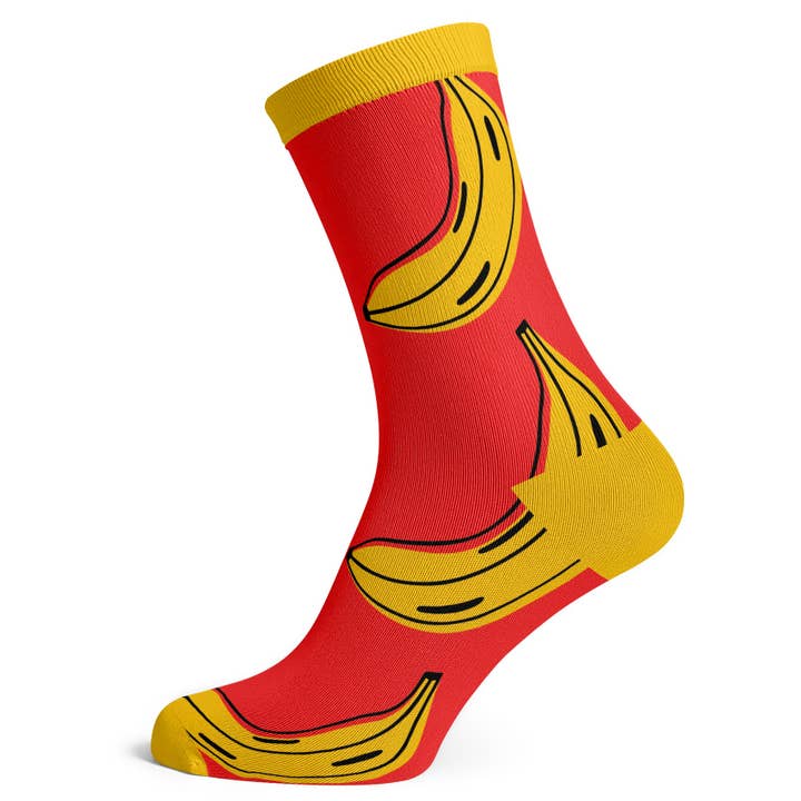 Neon Bananas Socks for wholesale by Socks To Be You