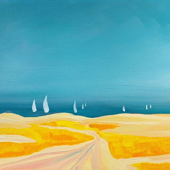 White Sails for wholesale by Neon Dunes by Lily K Keller