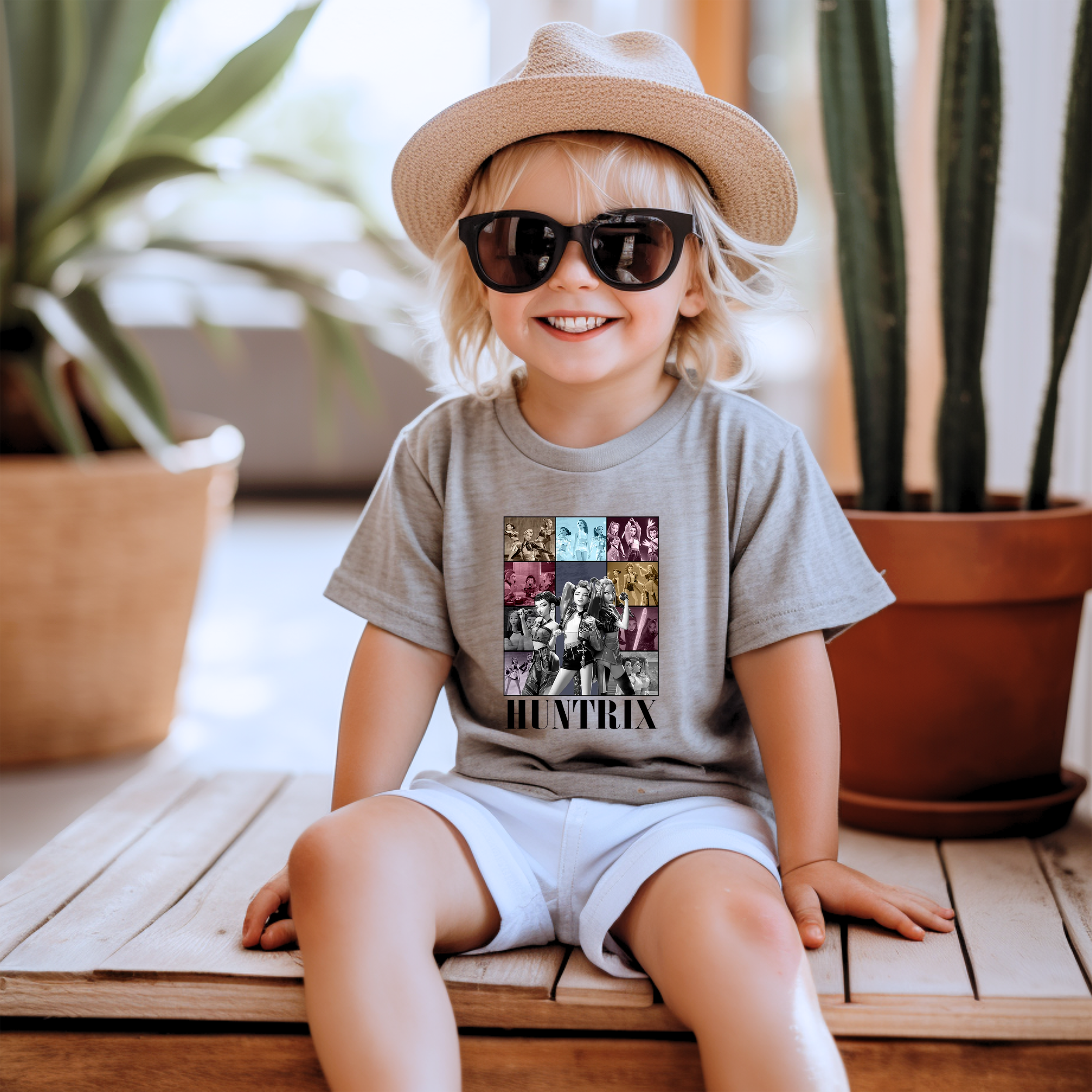 Little Trendy - Wholesale Screen Printed T-Shirt - Kids - KDH K-pop inspired short-sleeved T-shirt6
