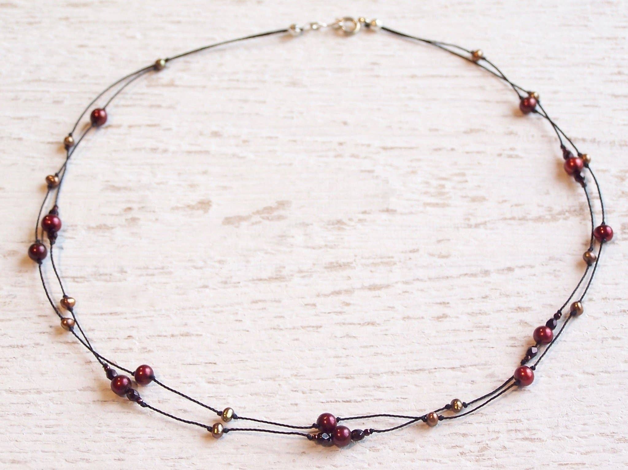 Jo Bird Jewelry – wholesale Pärlband/Pärlhalsband – Knutat pärlhalsband - Hilo Lei5