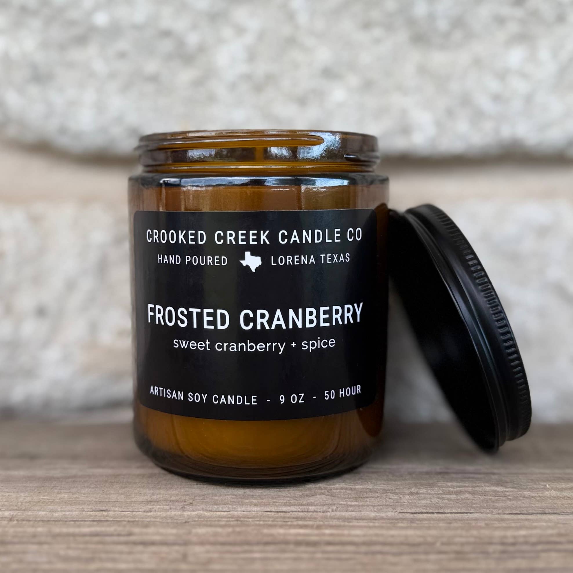 Crooked Creek Candle Company – wholesale Burkljus – Frostad tranbär (Begränsat lager)2