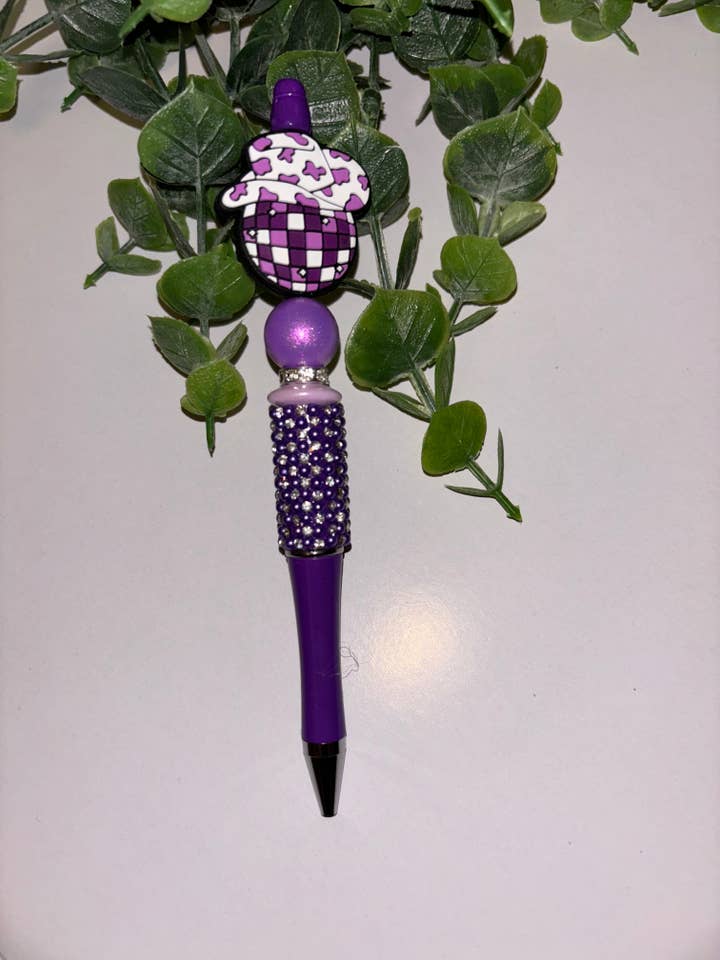 Bolígrafo Disco Morado para venta al por mayor de Rae’s Shop