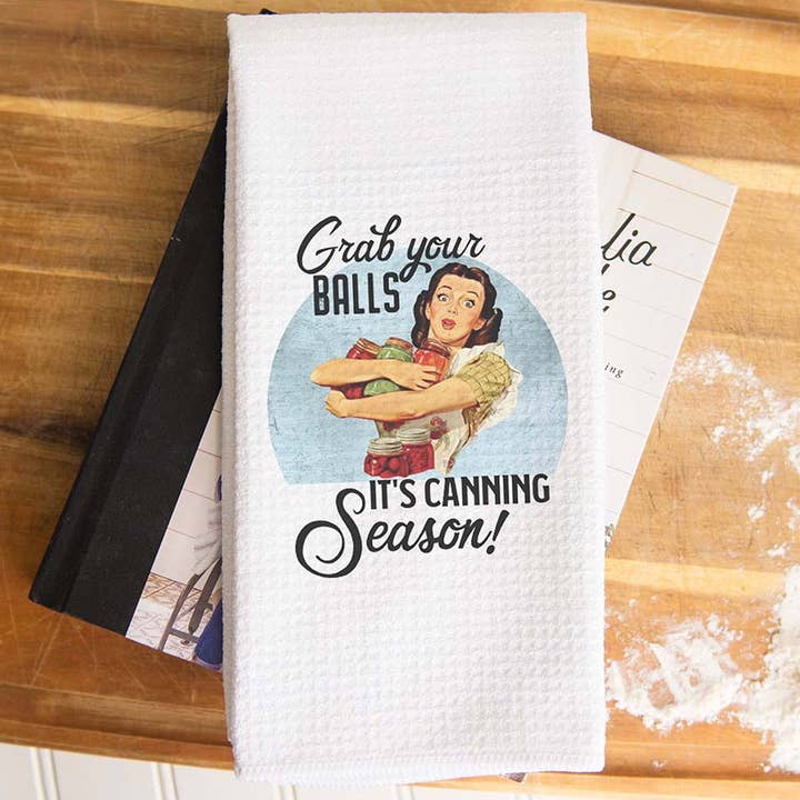 Canning Season Kitchen Towel, Funny Dish Towel Gift and other Purchase Wholesale canne à carpe. Free Returns & Net 60 Terms on Faire trending on Faire.