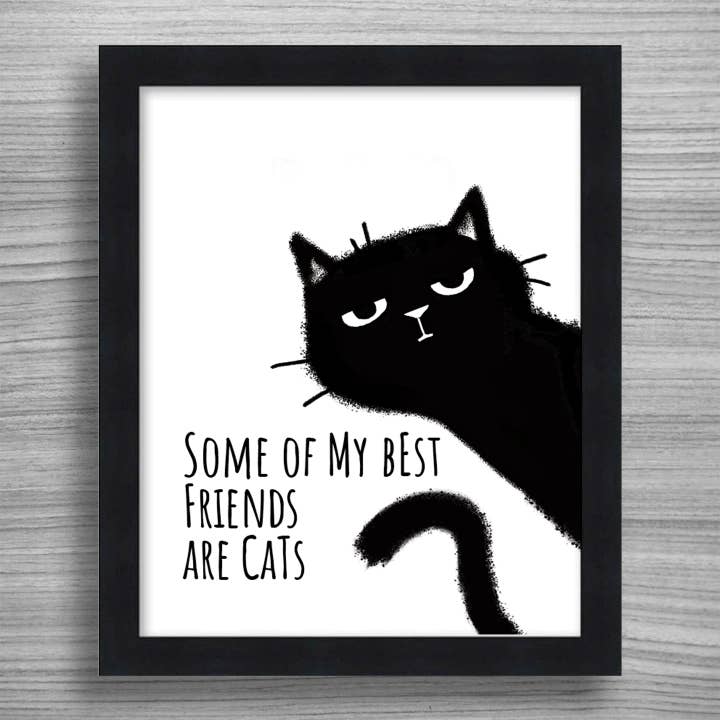 Playful Art & Clever Design 8x10 Prints - Best Friends for wholesale by Happy Campurr