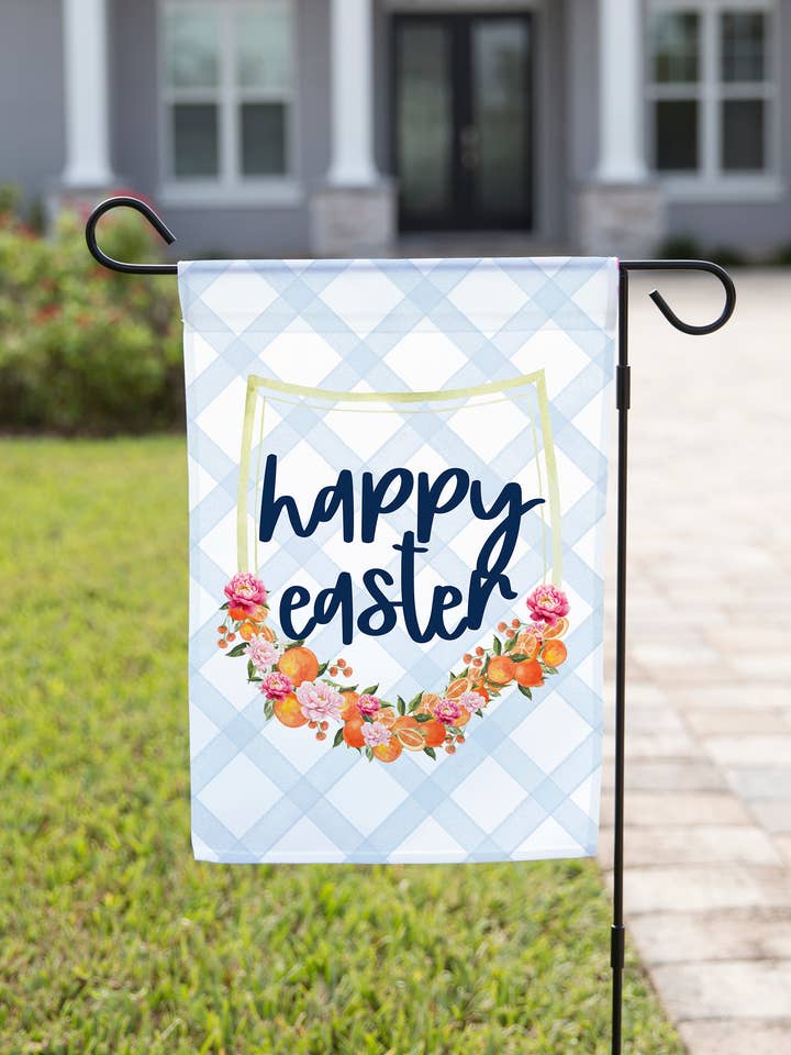 Bandera de Jardín de Pascua – Feliz Pascua Escudo para venta al por mayor de The Navy Knot