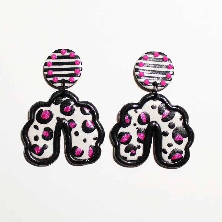 Elektrica Leopard-Rainbow Earrings for wholesale by DisEM