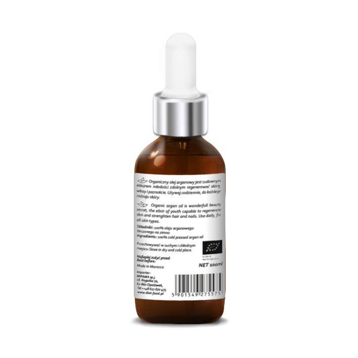 Bio Arganolie Kosmetisk 100 ml for engroshandel hos Diet Food