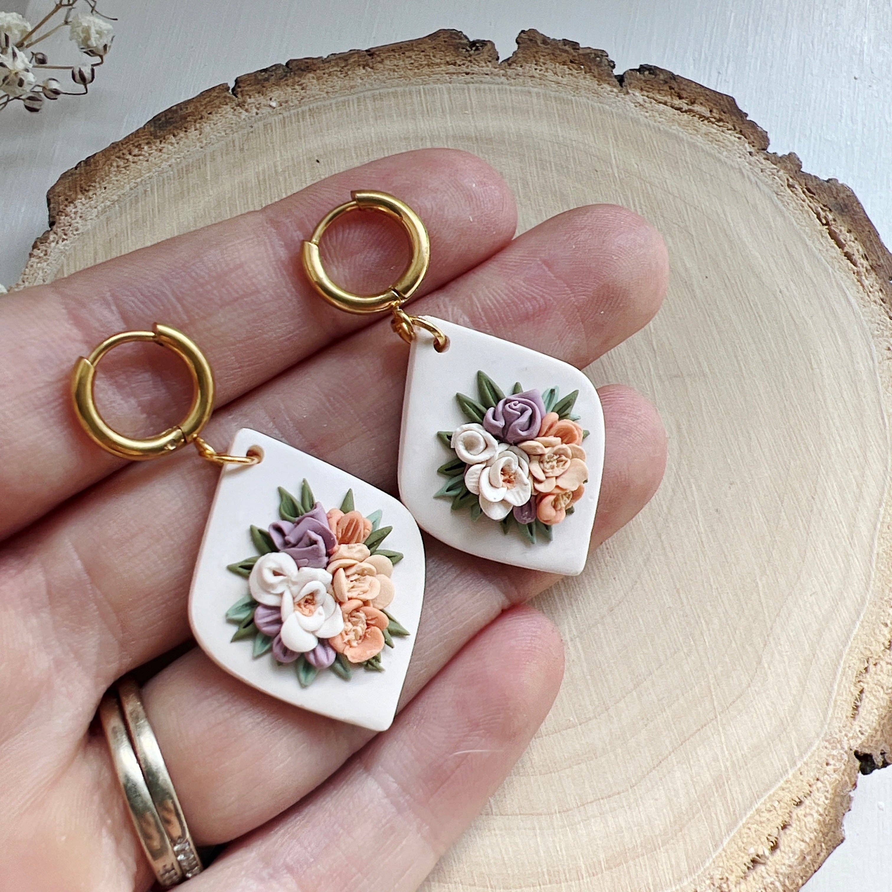 Courage & Calling - Wholesale Dangle Earrings - Maya Huggie Dangles5