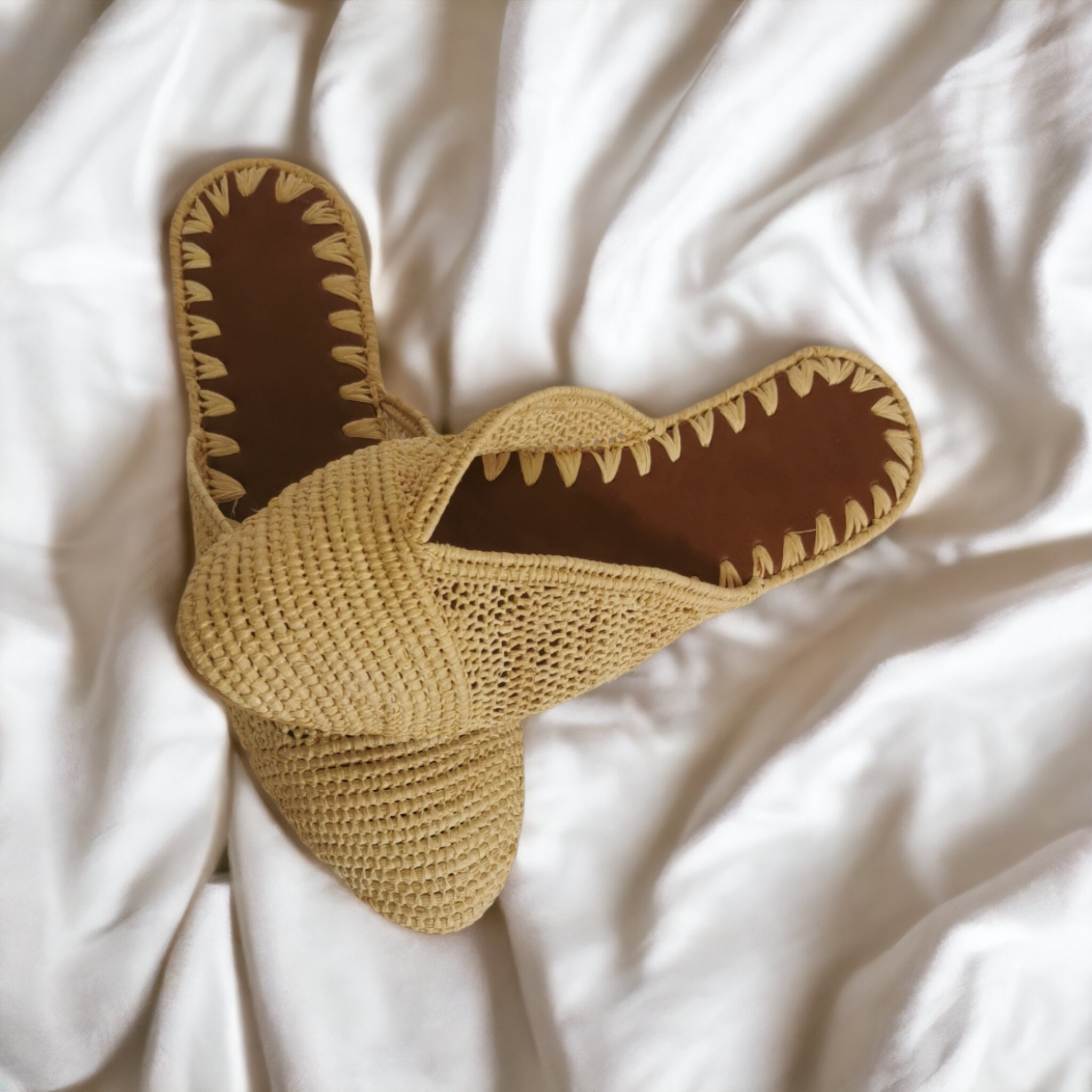 Berberparadise - Wholesale Sandals - Women's - Boho Sandals in natural raffia1