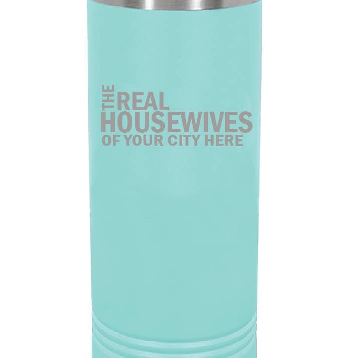 Calm Down Caren - Wholesale Insulated Mug/Tumbler - Real Housewives of CUSTOM CITY Polar Camel Skinny Tumbler
