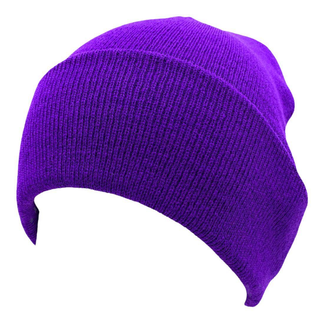 The Park Wholesale - Vente Bonnet – unisexe - Bonnets et bonnets de luge à revers en tricot doux, en vrac, multicolore, uni, blanc, vente en gros91