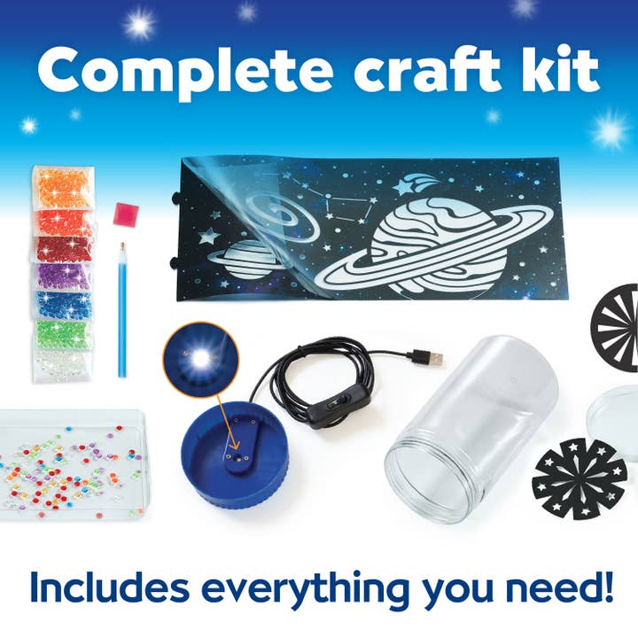 Faber-Castell / Creativity for Kids - Wholesale DIY Craft Kit - Kids - Big Gem Diamond Painting Light - Night Light Craft Kit2