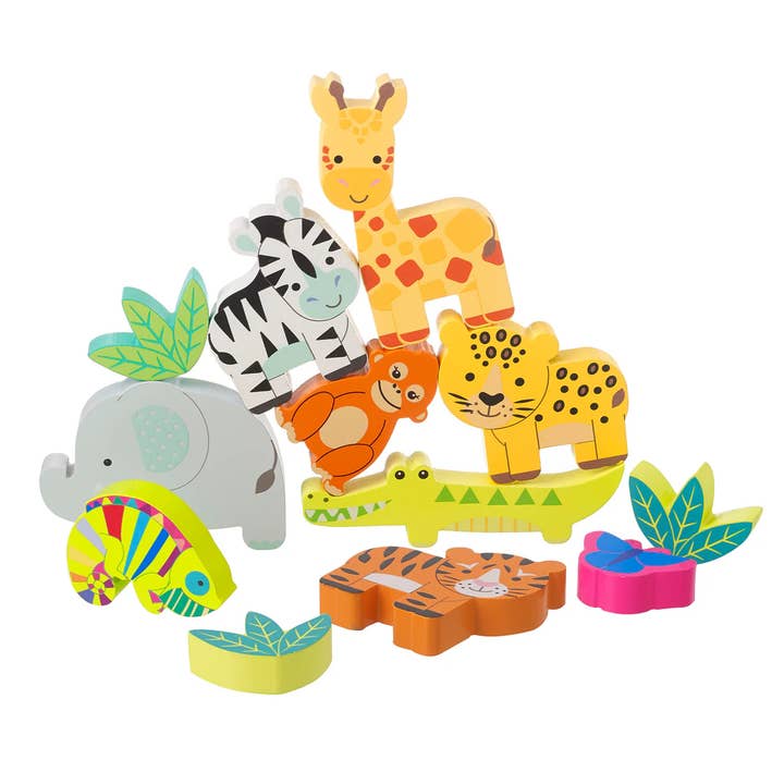 Animaux de la jungle empilables
pour la vente par Orange Tree Toys