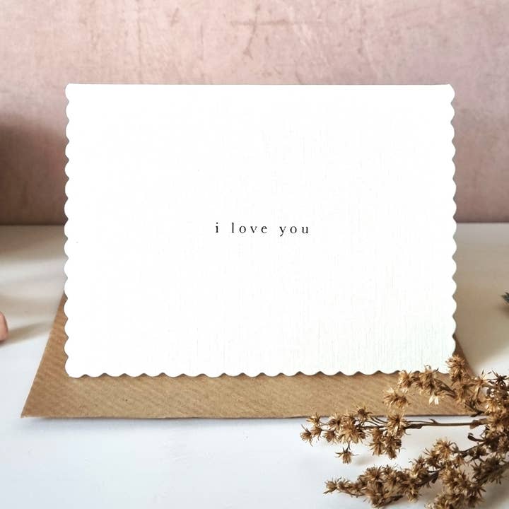 Katie Leamon - Wholesale Love Card - Mignon I Love You0