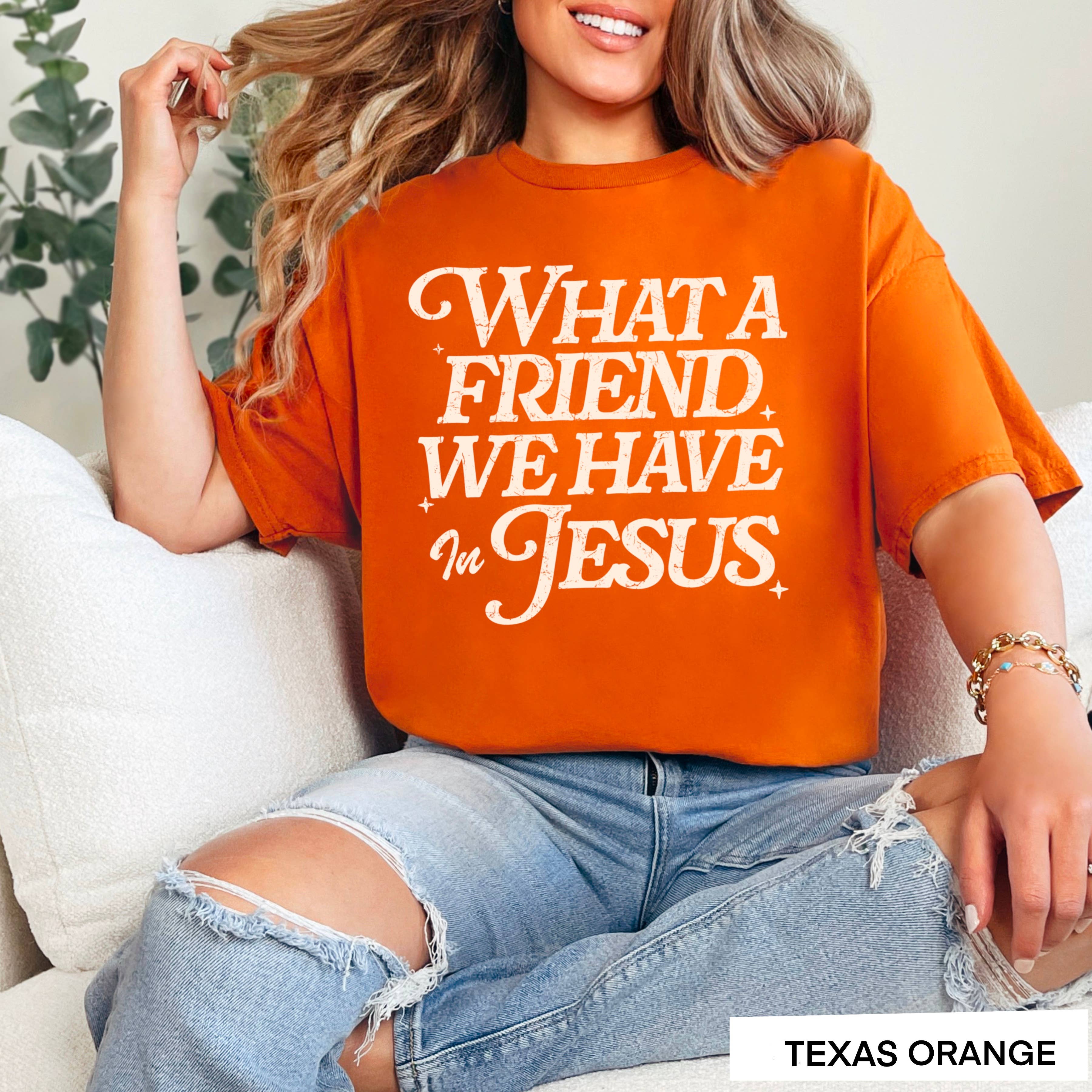 Shoppe SHC - Wholesale T-Shirt (Graphic) - Women's - What A Friend We Have In Jesus Graphic Tee |  Gildan6