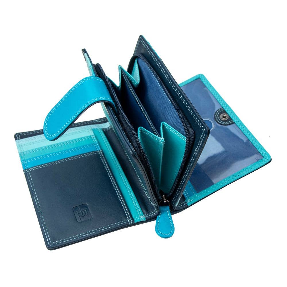 PRIMEHIDE - Venta al por mayor Cartera - Mujer - Monedero con doble solapa de la colección London - 60812