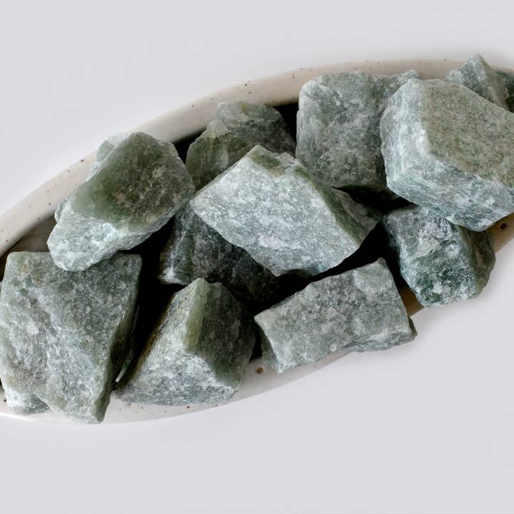 Soothing Crystals – wholesale Andlig sten/kristall – 100 gram Gröna Aventurin Grova Stenar ~ 1 tum råa kristaller