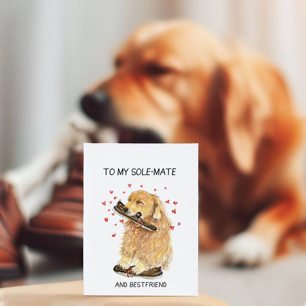 Liyana Studio - Wholesale Love Card - Sole Mate Dog - Funny Love Card1
