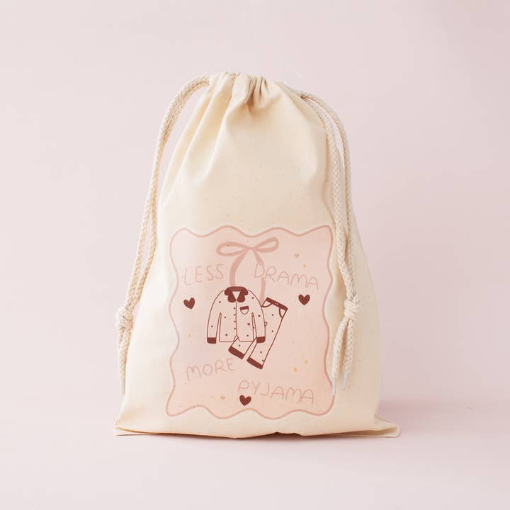 Less Drama, More Pyjama Washbag for wholesale by TreatBox