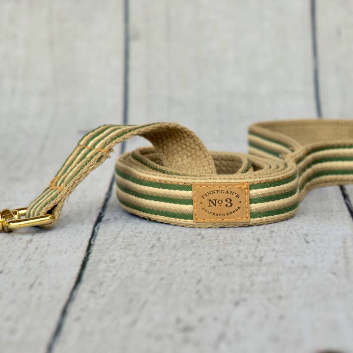 Guinzaglio Laurel Stripe 1" per la vendita all'ingrosso da parte di Finnegan’s Standard Goods