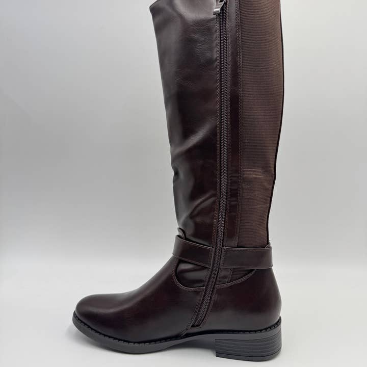 Rentoes - Wholesale Boots - Women's - Women’s Knee High Riding Boots with Side Zipper4
