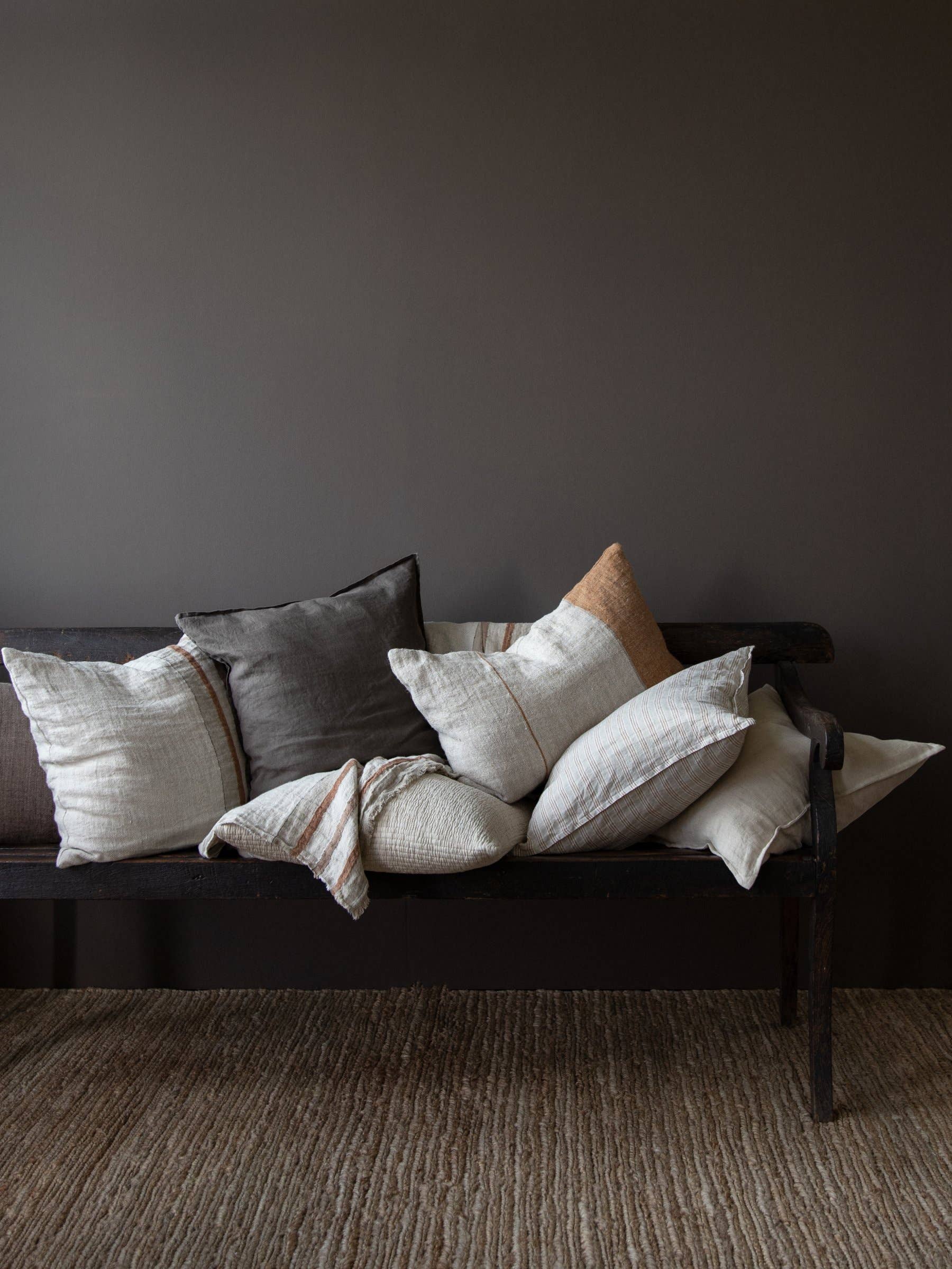 Tell Me More - Venta al por mayor Funda de cojín - Funda de cojín Adrian 40x60 cm de lino grueso9