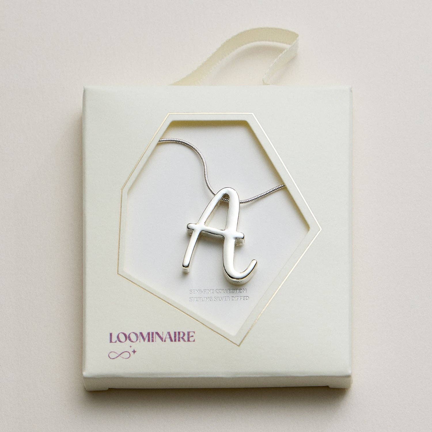 Frem - Wholesale Pendant/Charm Necklace - A Set of 16 Letters Gold Dipped Necklace – Gold & Silver Alphabet Charm Jewelry50