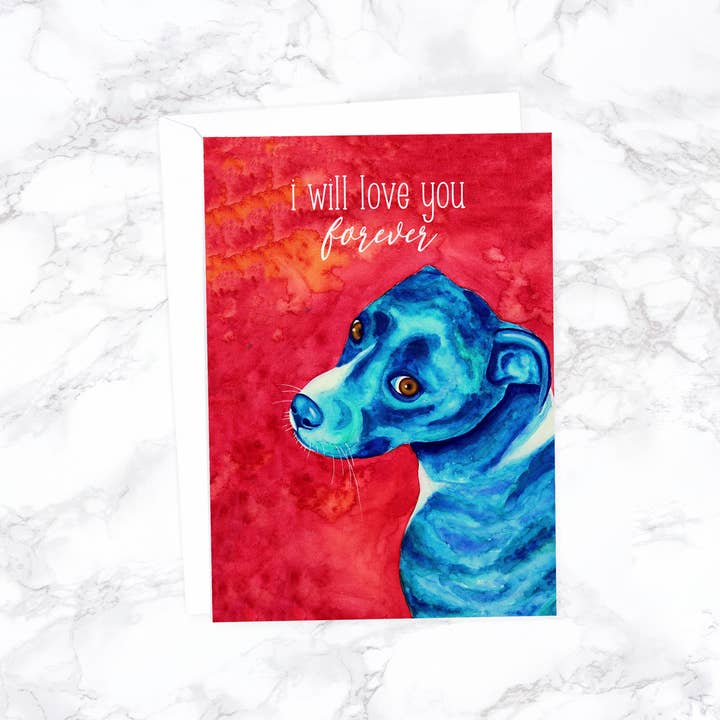 I Will Love You Forever Handmade Love Card for wholesale by Alasse