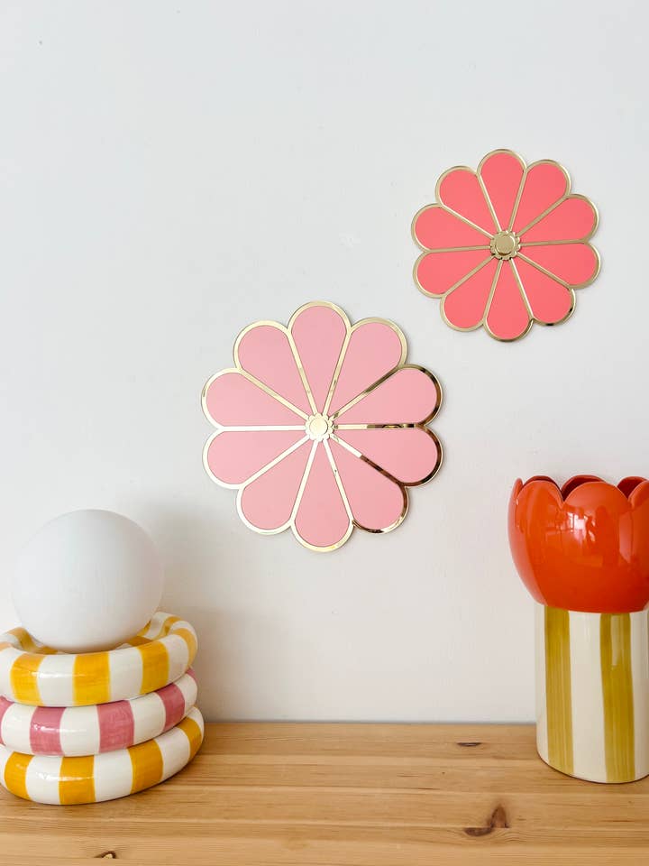 Muurjuweel Bloem in plexiglas - 12,5 cm in diameter voor wholesale door Print Your Love