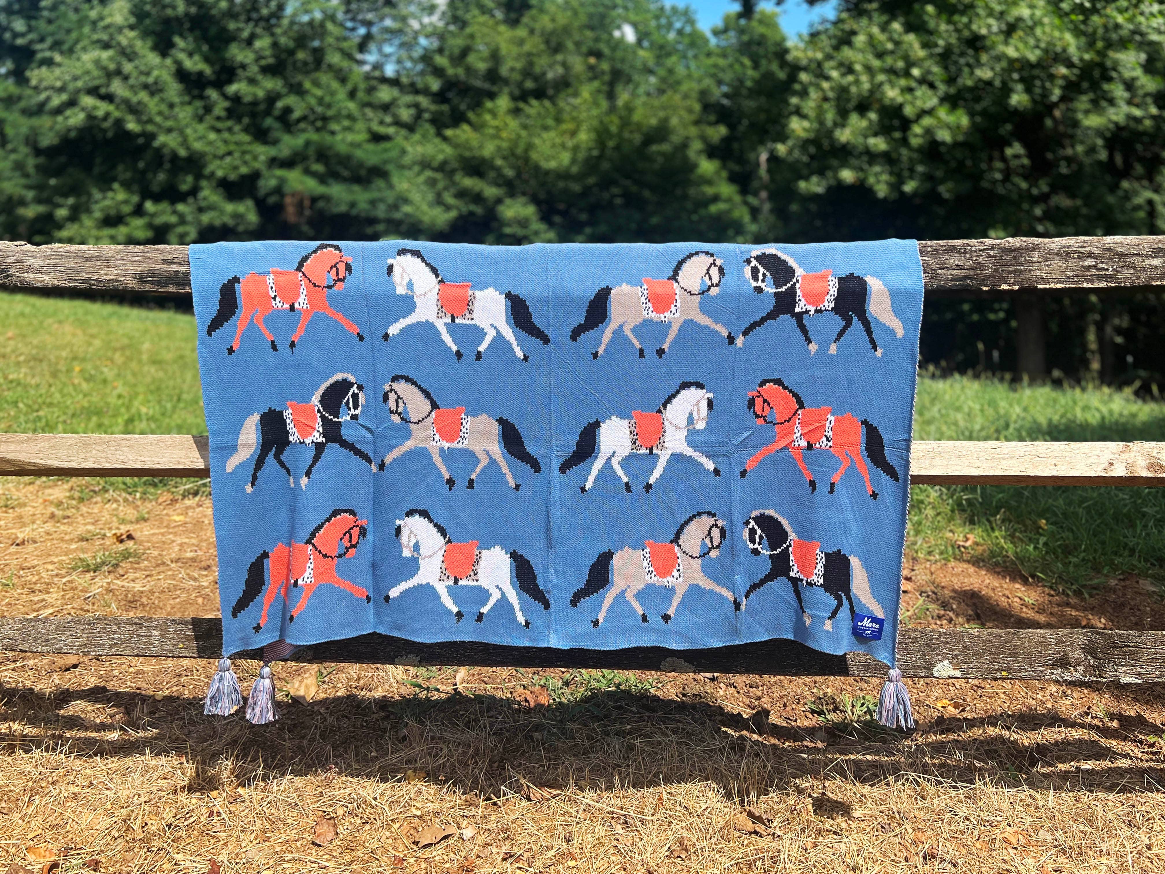 Mare Modern Goods - Wholesale Throw Blanket - Fancy Horses Blanket 1