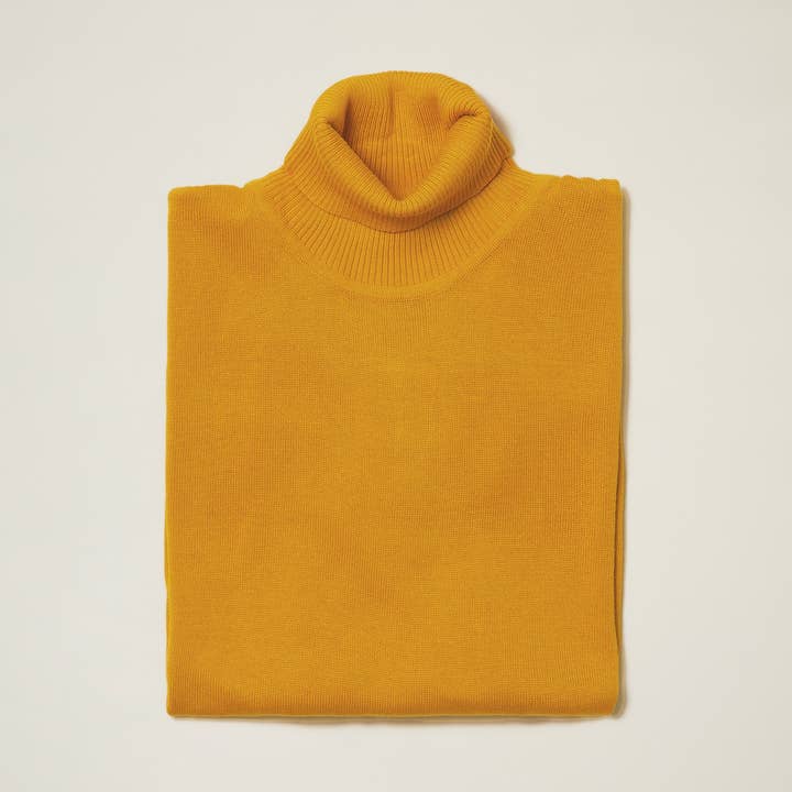 Jersey de Cuello Alto de Mezcla de Algodón — Ámbares y Rojos para venta al por mayor de Inserch