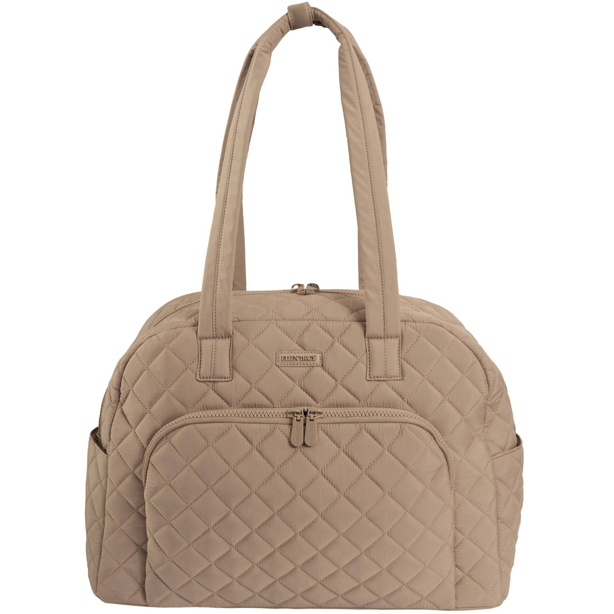 Magid - Wholesale Weekender Bag - Women's - Ellen Tracy 20 Inch Diamond Nylon Quilted Travel Duffel11