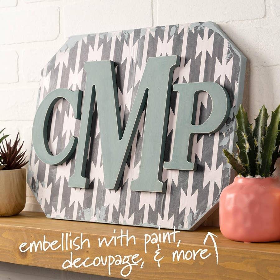 Plaid Crafts - Wholesale Craft Supplies - Plaid ® Wood Surfaces - 5 inch MDF Letter - M6