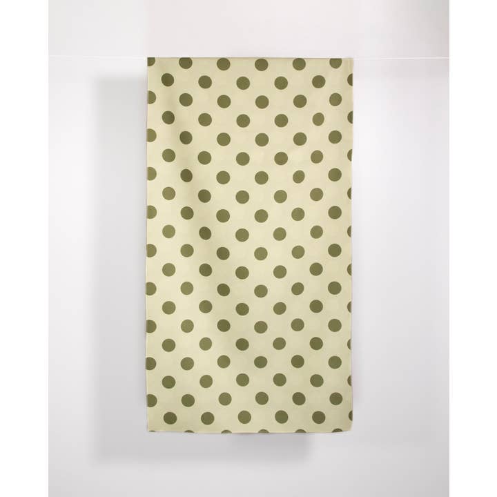 Arpe – wholesale Badhandduk – Handduk Dots Olivgrön4