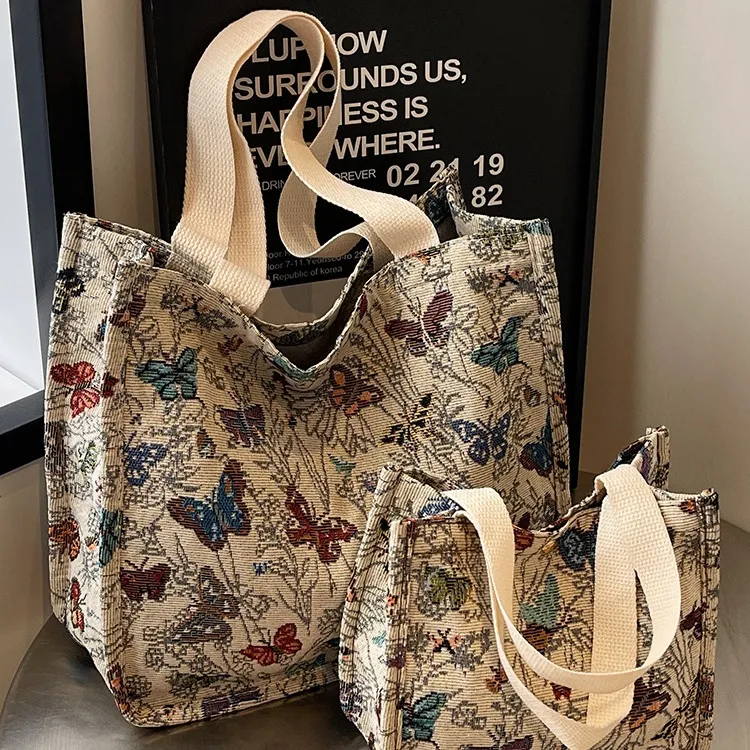 Serenity Collective - Wholesale Tote Bag - Women's - Butterfly Canvas Tote Bag1