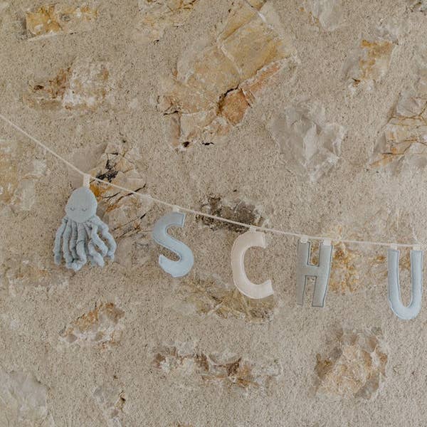 Leevje - Wholesale Bunting/Garland - Garland Pendant Set 'Shark, Octopus & Turtle'5