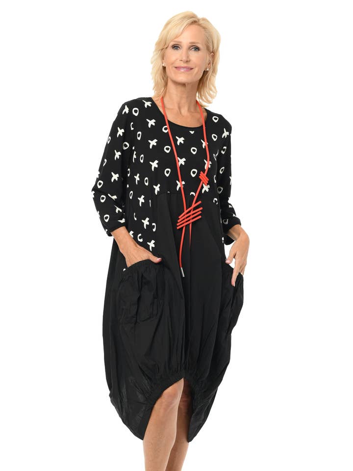 Tulip Clothing - Wholesale Dress – Women's - SDM641 Adele Dress in Black XO0