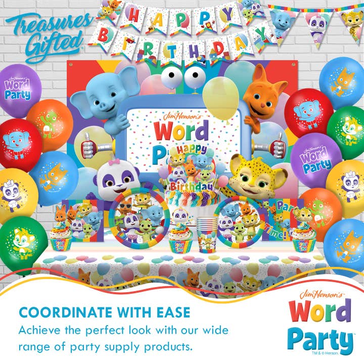 Treasures Gifted - Wholesale Balloon - Word Party Balloons - Word Party Birthday Supplies