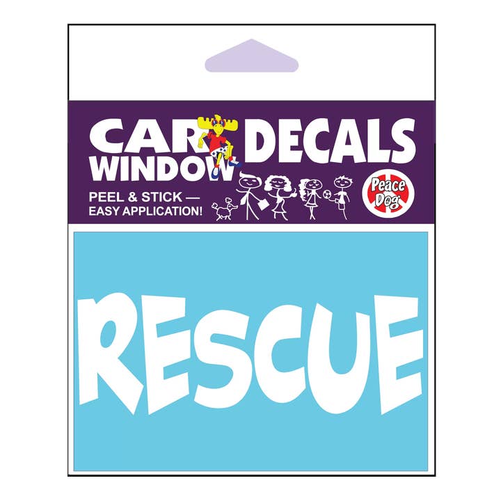 Autocollant en vinyle Rescue pour la vente par Imagine This Company