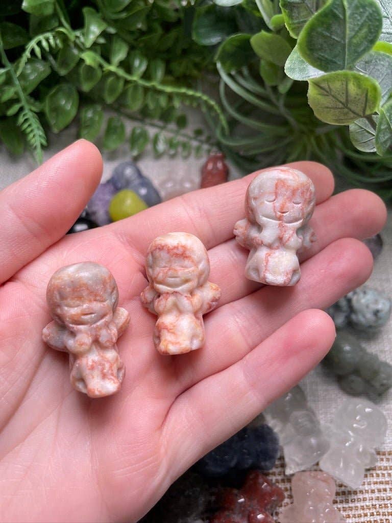 Copper Ashes - Wholesale Spiritual Stone/Crystal - Crystal Cherub Angel22