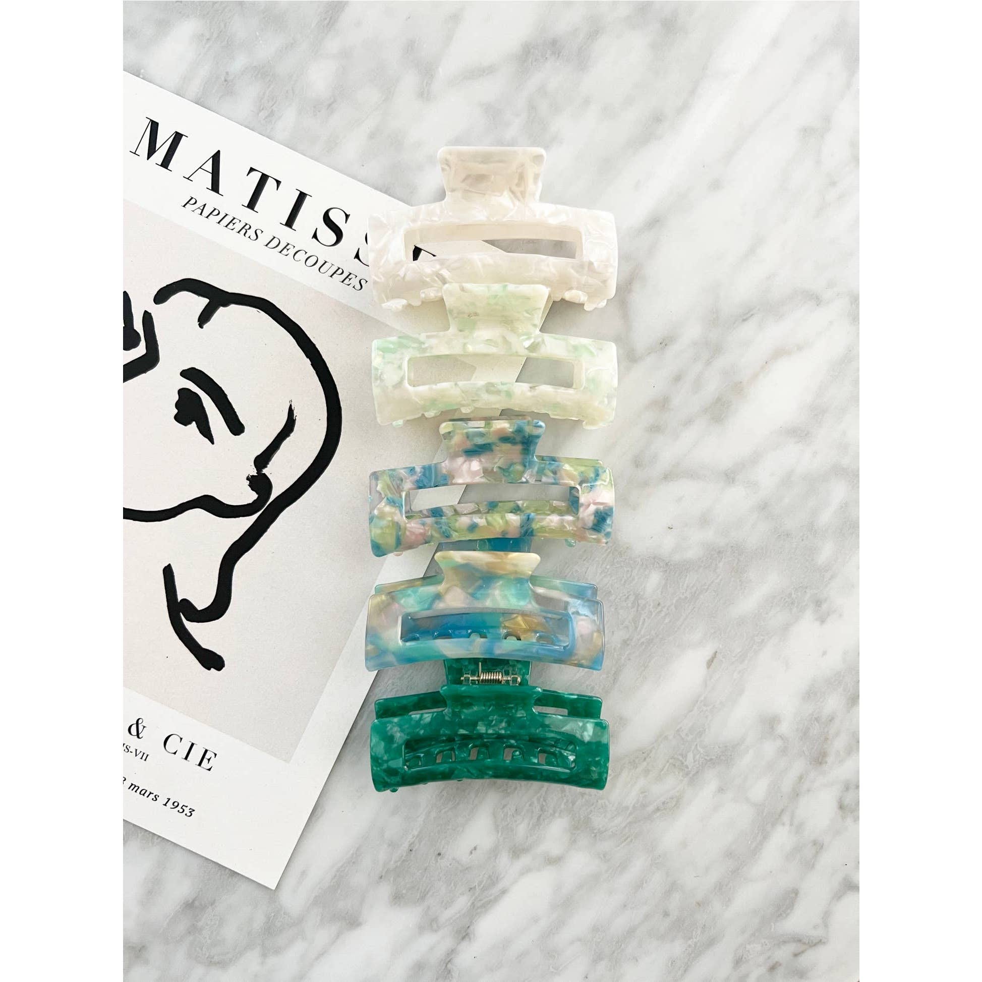 LoveLina - Wholesale Hair Clip - Women's - Acetate Tortoise Hair Clips - ALLIE3