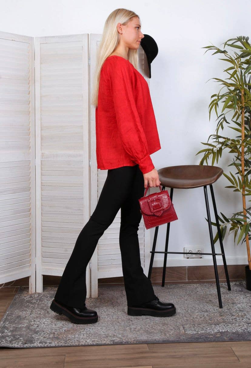 LÉA & LUC – wholesale Blus - Dam – Blus i 100 % linne REF.79238